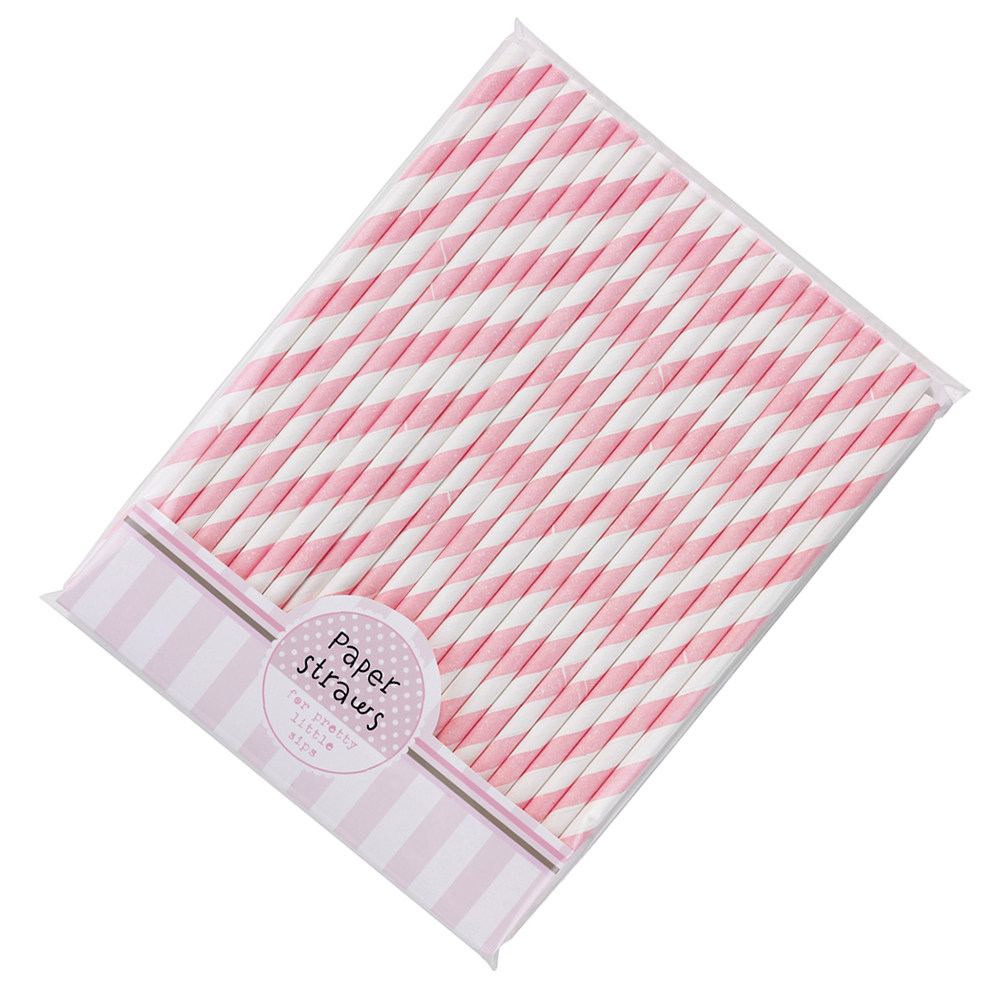 30Pcs Colorful Paper Striped S - Paper Straw Color 评论和价格