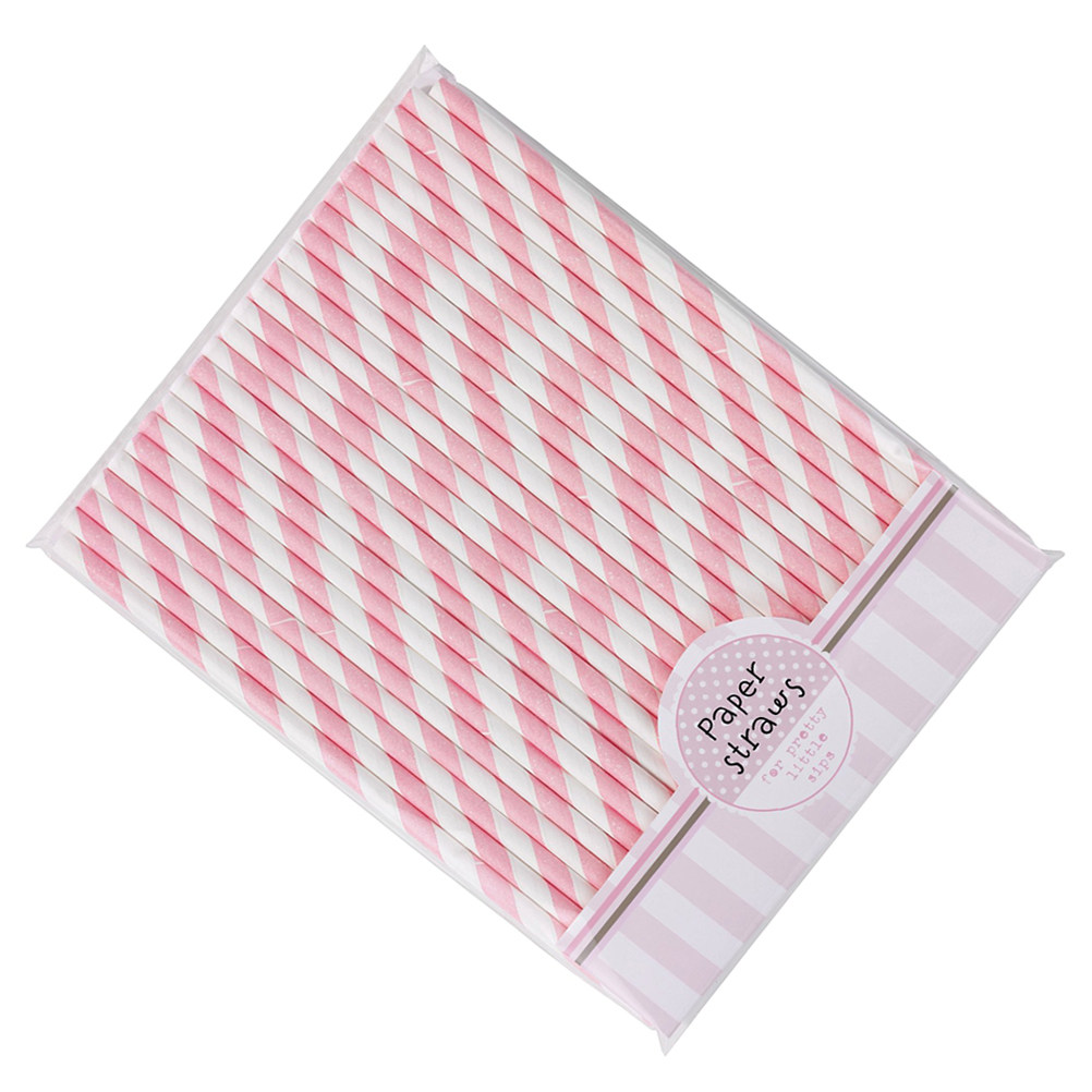 30Pcs Colorful Paper Striped S - Paper Straw Color 评论和价格