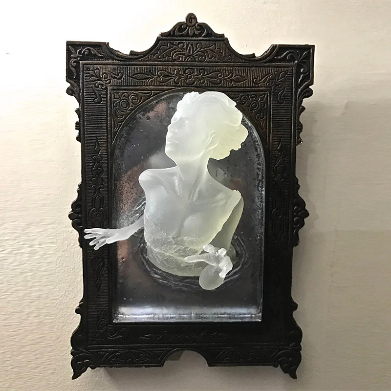 New Halloween Ghost Mirror Wal - Photo Booth Frame 评论和价格
