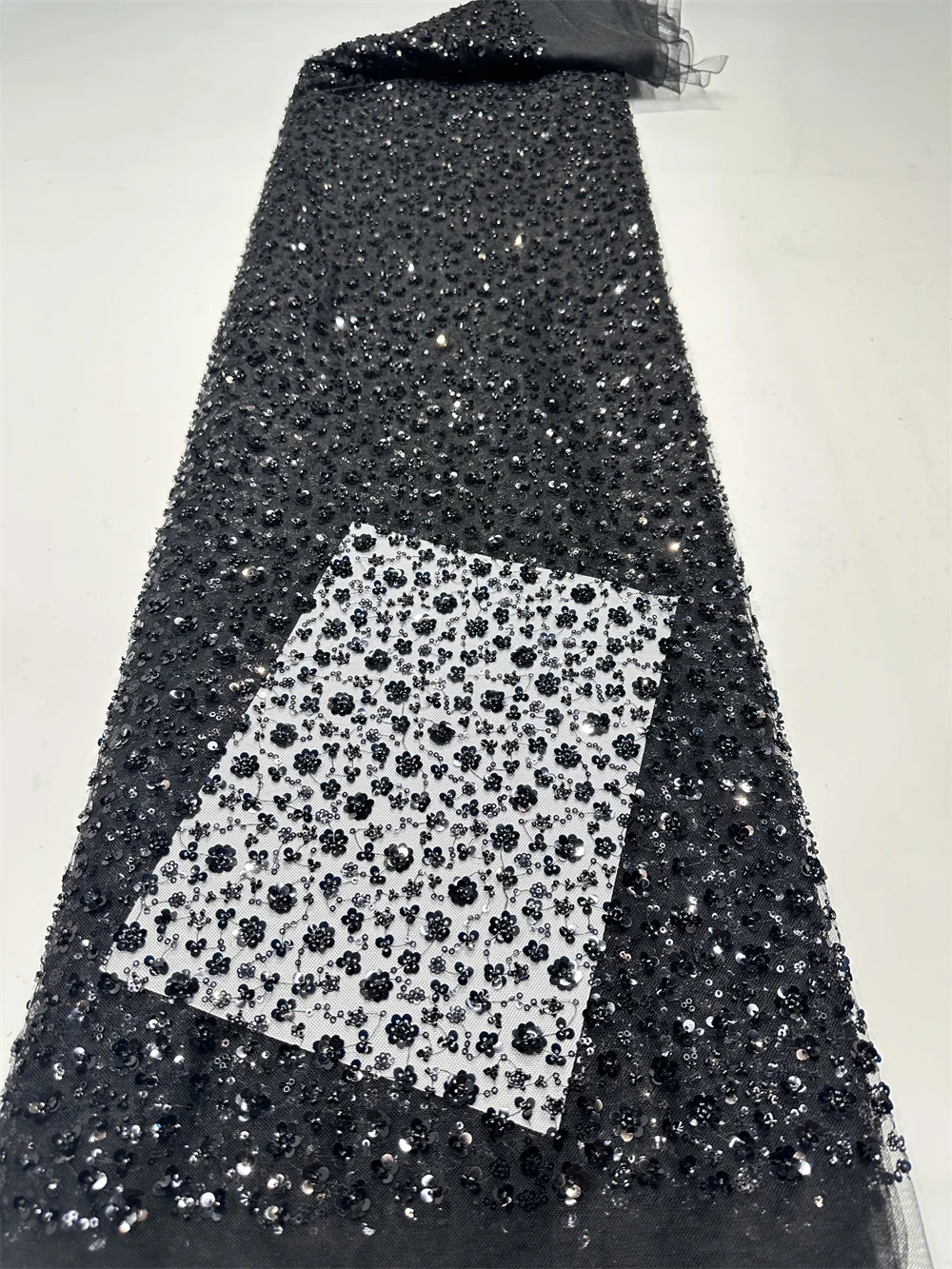 African Lace Fabric 2026 Gold  - Glitter Tablecloth 评论和价格