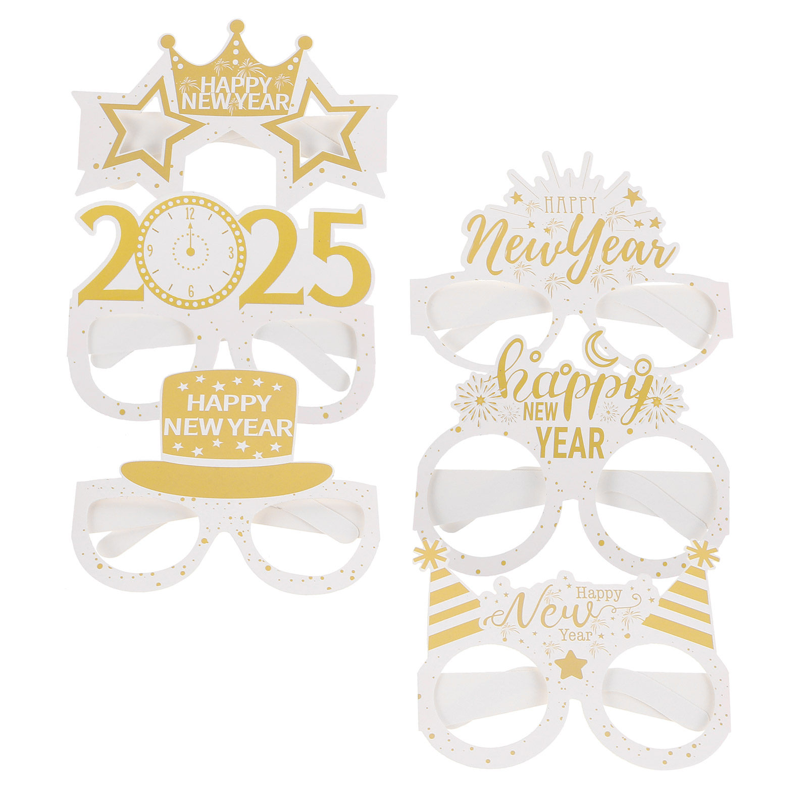 6Pcs Party Glasses Frame 2025  - Photo Booth Frame 评论和价格