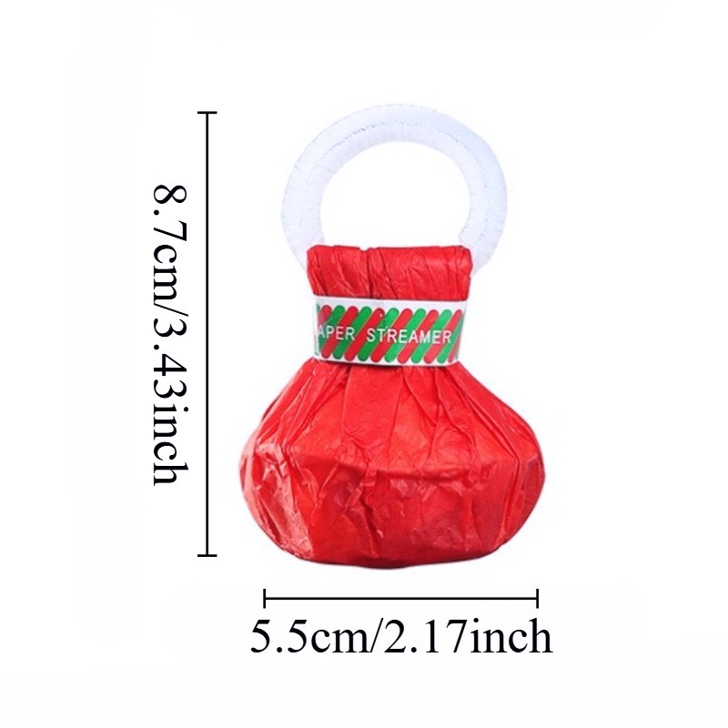 10PCS Colorful Hand Throw Conf - Confetti Cannon Tube 评论和价格