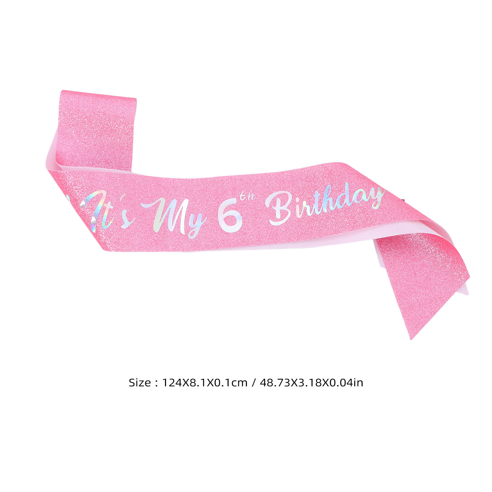 5Pcs It's My Birthday Pink Gli - Birthday Sash Glitter 评论和价格
