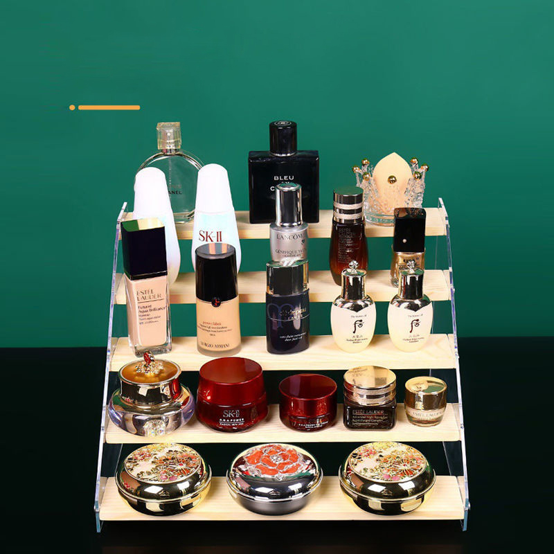 1-7 Step Acrylic Wood Display  - Cupcake Stand Tier 评论和价格