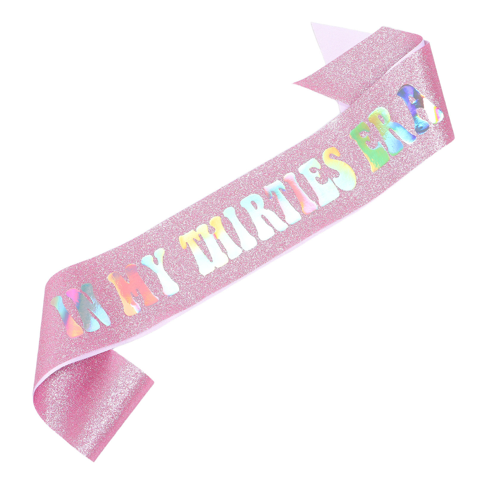Iridescent Glitter Birthday Sa - Birthday Sash Glitter 评论和价格